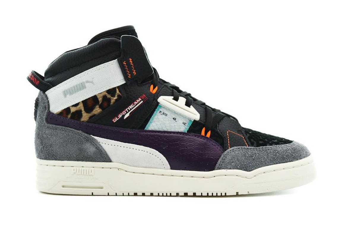 Click to view more detailed imagery on our partner's website Pre-owned Puma Slipstream Mid Black/castlerock/sweet Grape