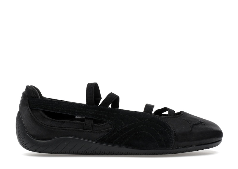 Puma Speedcat Ballet Black Cool Dark Gray Satin (Women's