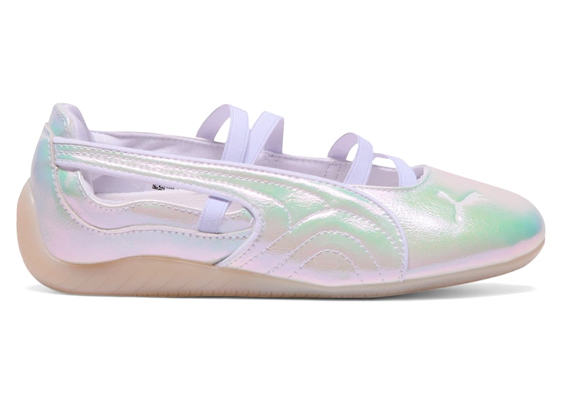 Pre-owned Puma Speedcat Ballet Pearlized (women's) Sneakers In White/ Black