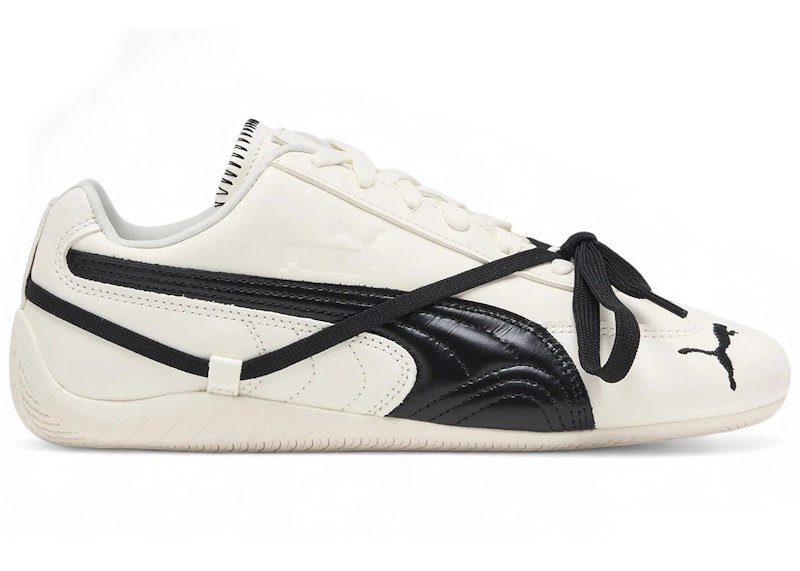 Pre-owned Puma Speedcat Leather Rosé White (women's) Sneakers In Warm White/ Black