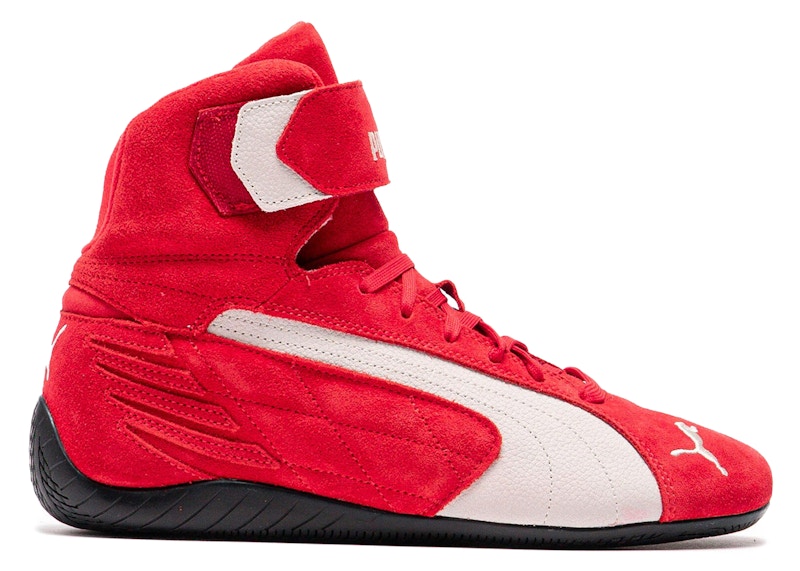 ■PUMA■ Speedcat Mid Red White 40038402 400384-02 Puma Speedcat Mid For All Time Red White Men's - 400384-02 - US