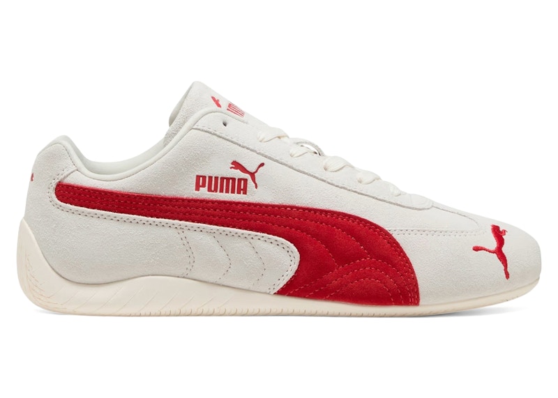 Pre-owned Puma Speedcat Og (women's) Sneakers In Vapor Gray/for All Time Red