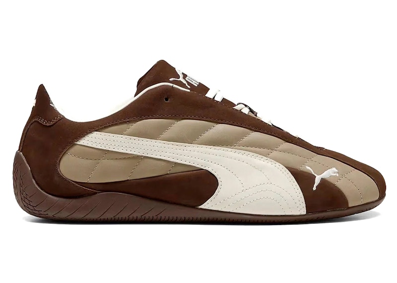 Puma Speedcat Plus Quilted Espresso Brown White Men's - 403429-01 - US