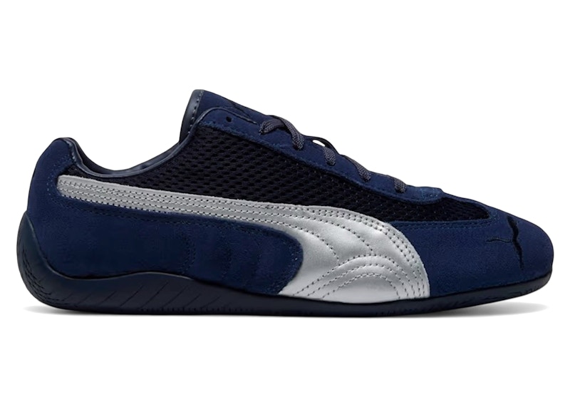 25SS【PUMA】Speedcat Premium New Navy Silver ★早期完売★ Puma Speedcat Premium Navy Matte Silver (Women's) - 405355