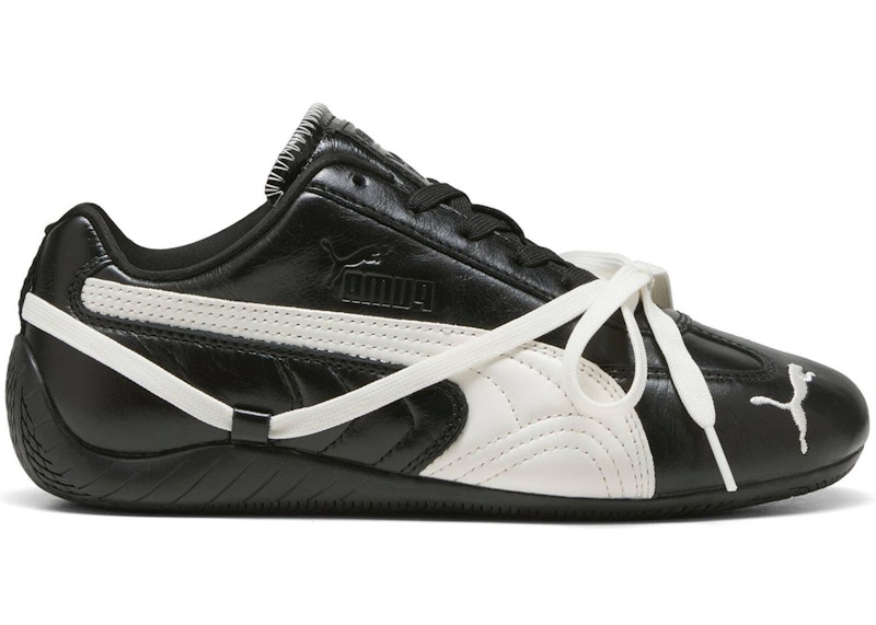 Pre-owned Puma Women's Speedcat Premium Rosé Black Sneakers In Black/warm White In Multi