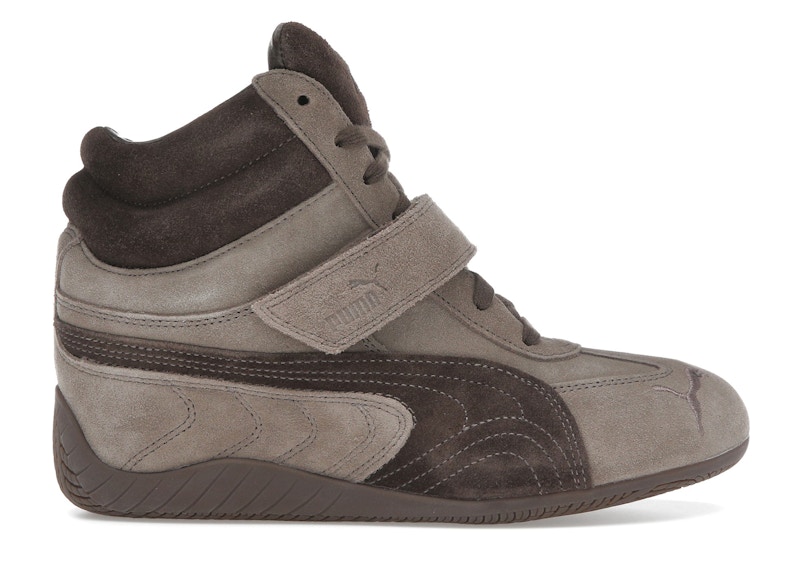 Puma Speedcat Wedge (Women's) Sneakers in Totally Taupe/Chocolate