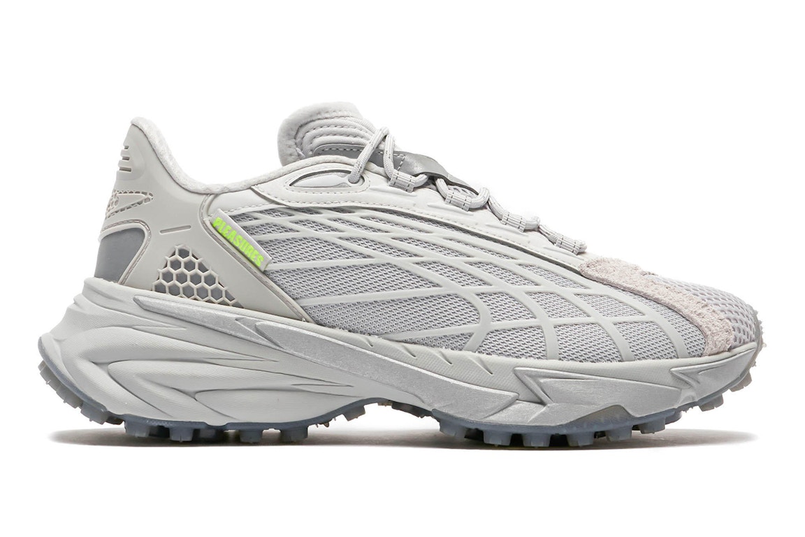 Click to view more detailed imagery on our partner's website Pre-owned Puma Spirex Pleasures Glacial Grey In Glacial Grey/cool Light Grey