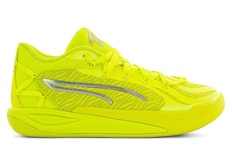 Pre-owned Puma Stewie 4 Flawless (women's) Sneakers In Lime Squeeze/lime Sheen