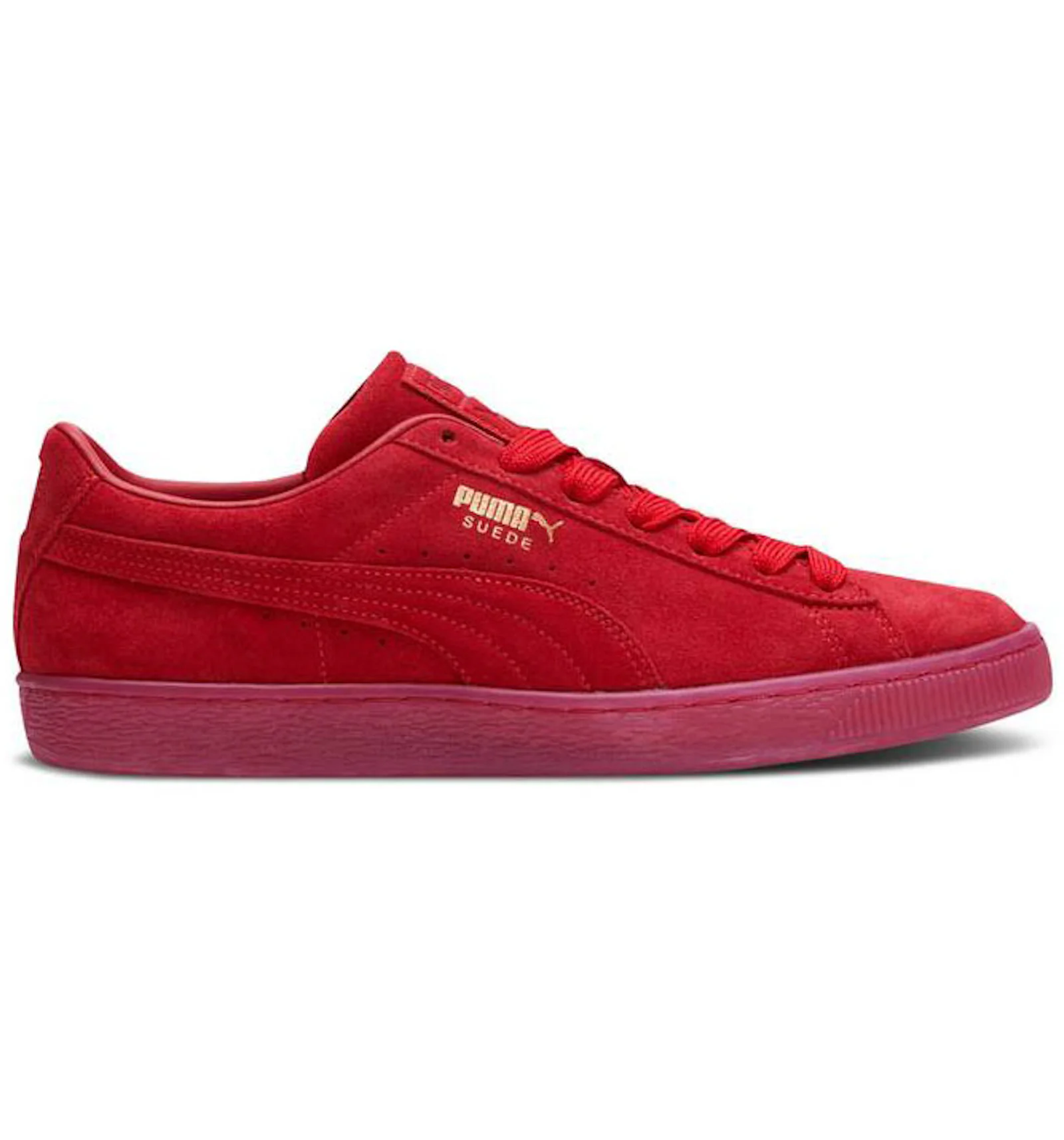 Red puma shoes suede Clearance