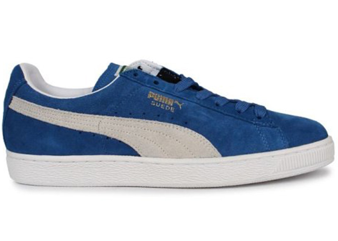 Pre-owned Puma Suede Classic Olympian Blue/white