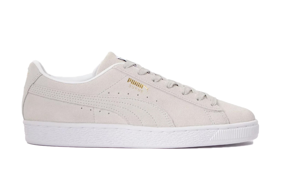 Click to view more detailed imagery on our partner's website Pre-owned Puma Suede Classic Xxi Grey In Gray Violet- White