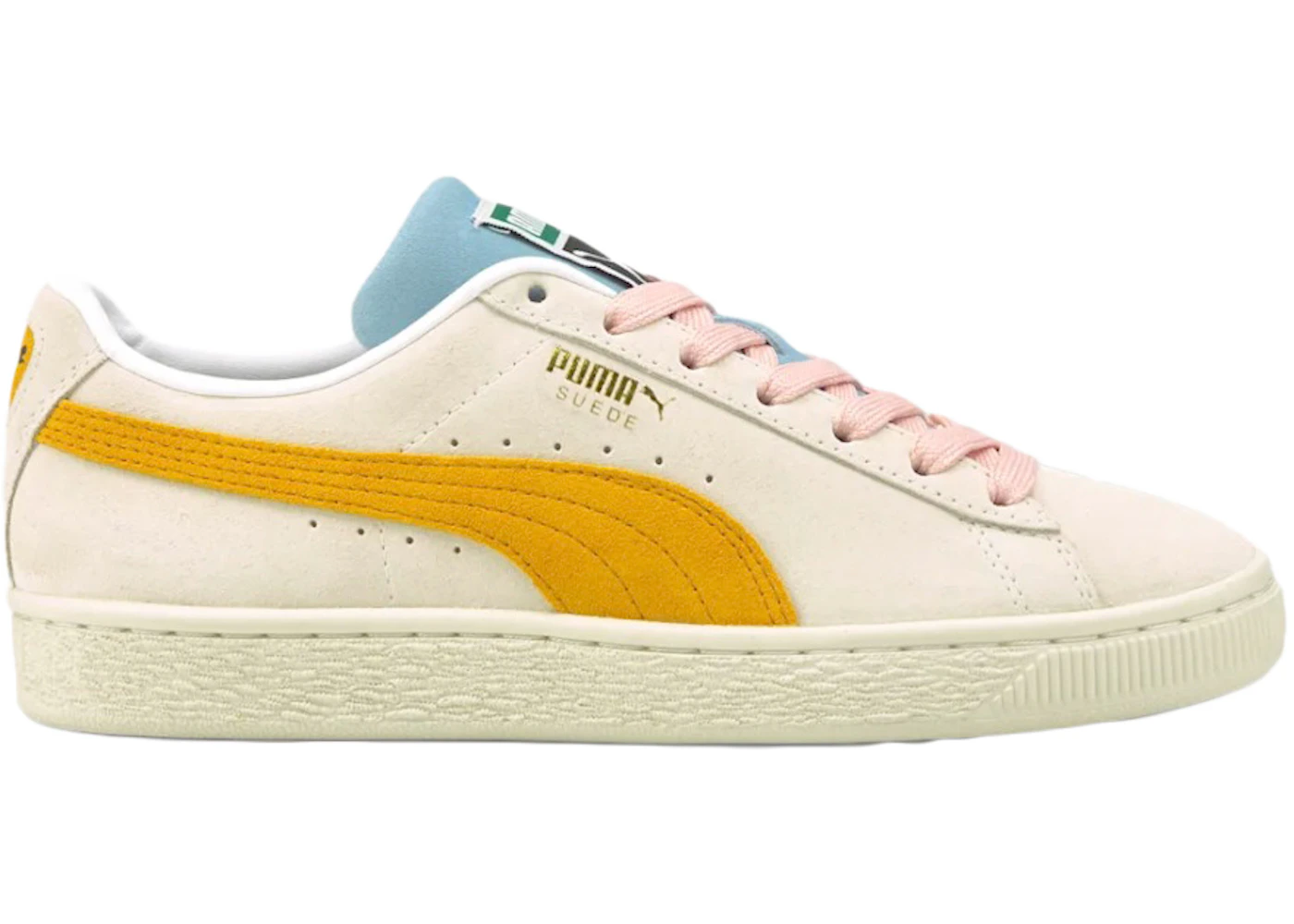 Puma Suede Classic XXI Ivory Glow Mineral Yellow Men's - 374915-25 - US