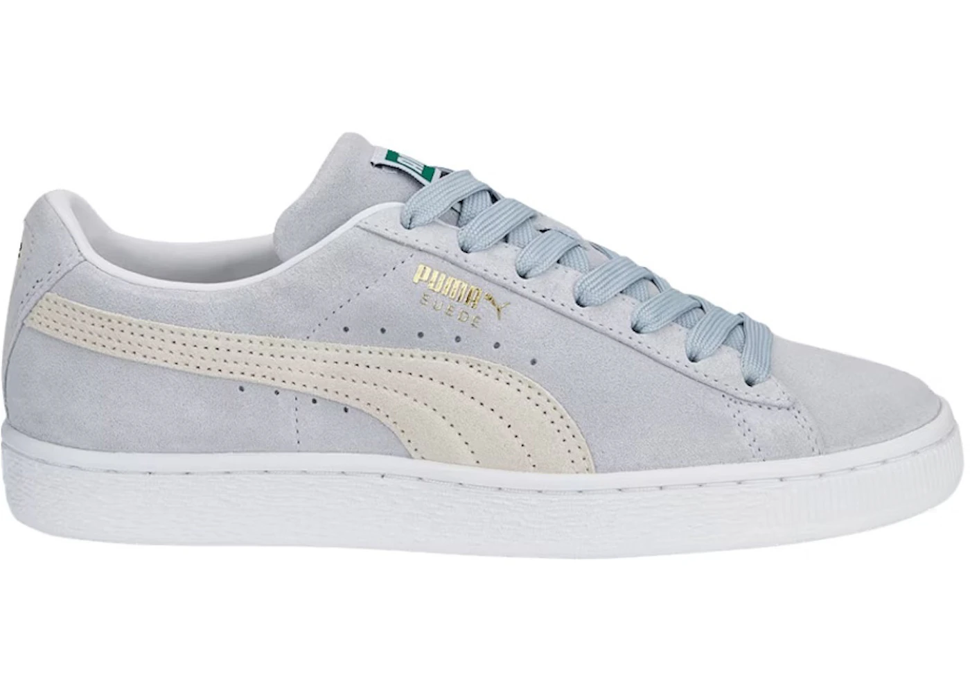 Puma Suede Classic XXI Platinum Gray Pristine Puma White (Women's