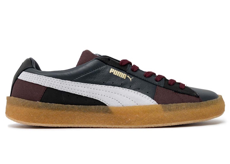 Puma Suede Crepe Patch Fudge Grey Violet Men's - 381195-02 - US