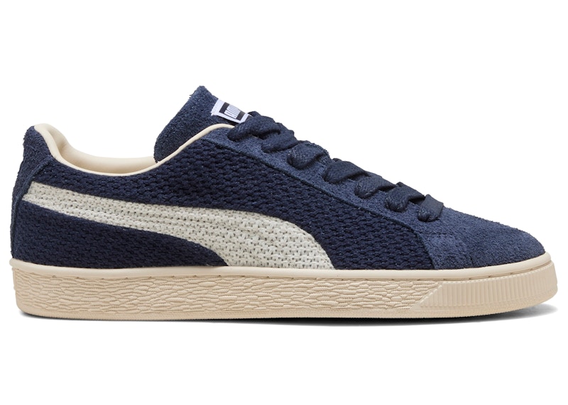 Puma Suede Crochet Navy White