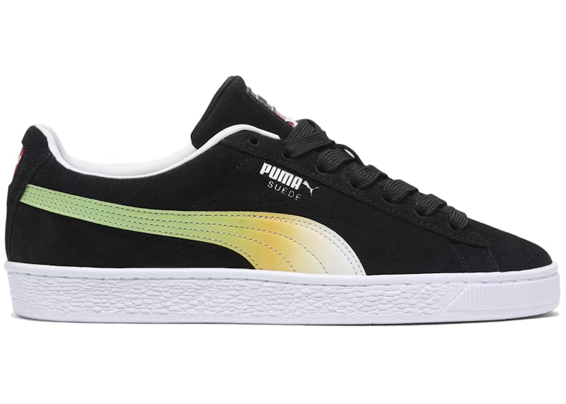 Pre-owned Puma Men's Suede Nba 2k Shot Meter Sneakers In Black/sun Stream/ White In Multi