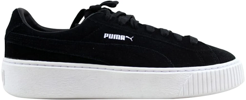 Puma Suede Platform Black (Women's) - 362223-01 - MX