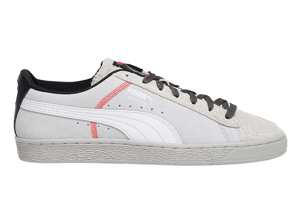 Click to view more detailed imagery on our partner's website Pre-owned Puma Suede Staple Create From Division Lunar New Year In Grey/white/red