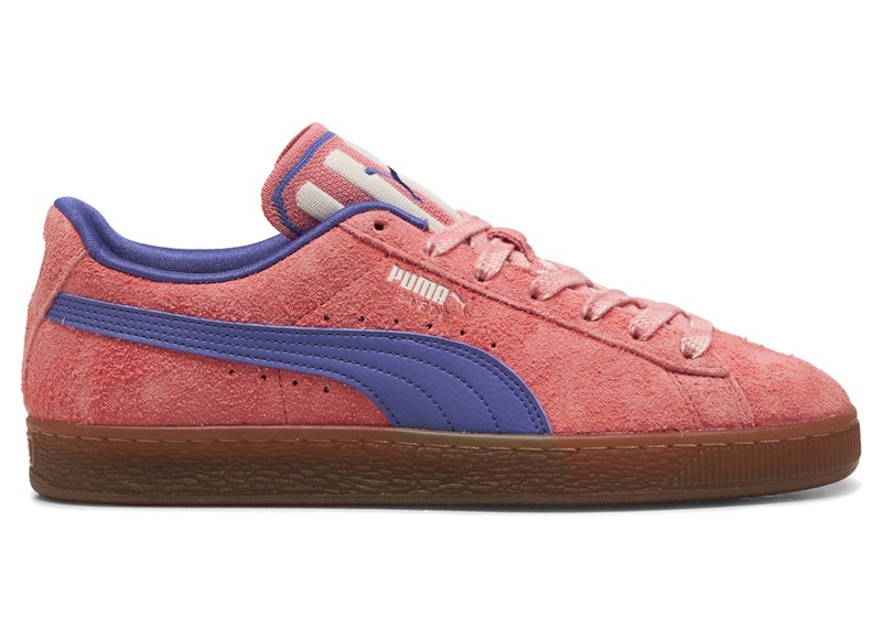 Pre-owned Puma Men's Suede Supertifo Sneakers In Sunset Glow/gum In Orange