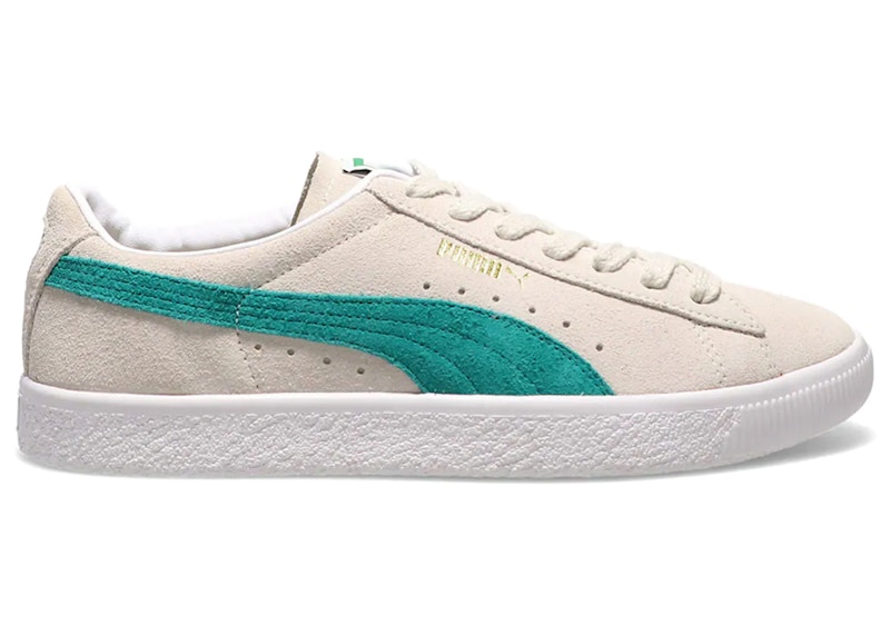 Puma Suede VTG Beige Emerald Green Men s 374921 10 US