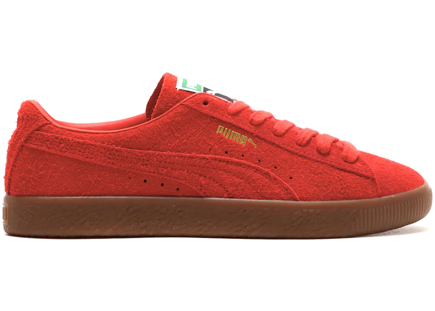 Puma Suede VTG Hairy Suede Red Gum Men's 385698-04 US