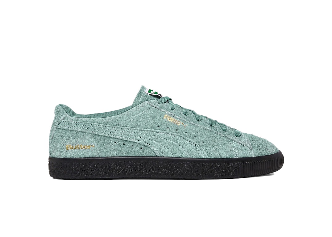 Pre-owned Puma Suede Vintage Butter Goods Mineral Blue In Mineral Blue/ Black