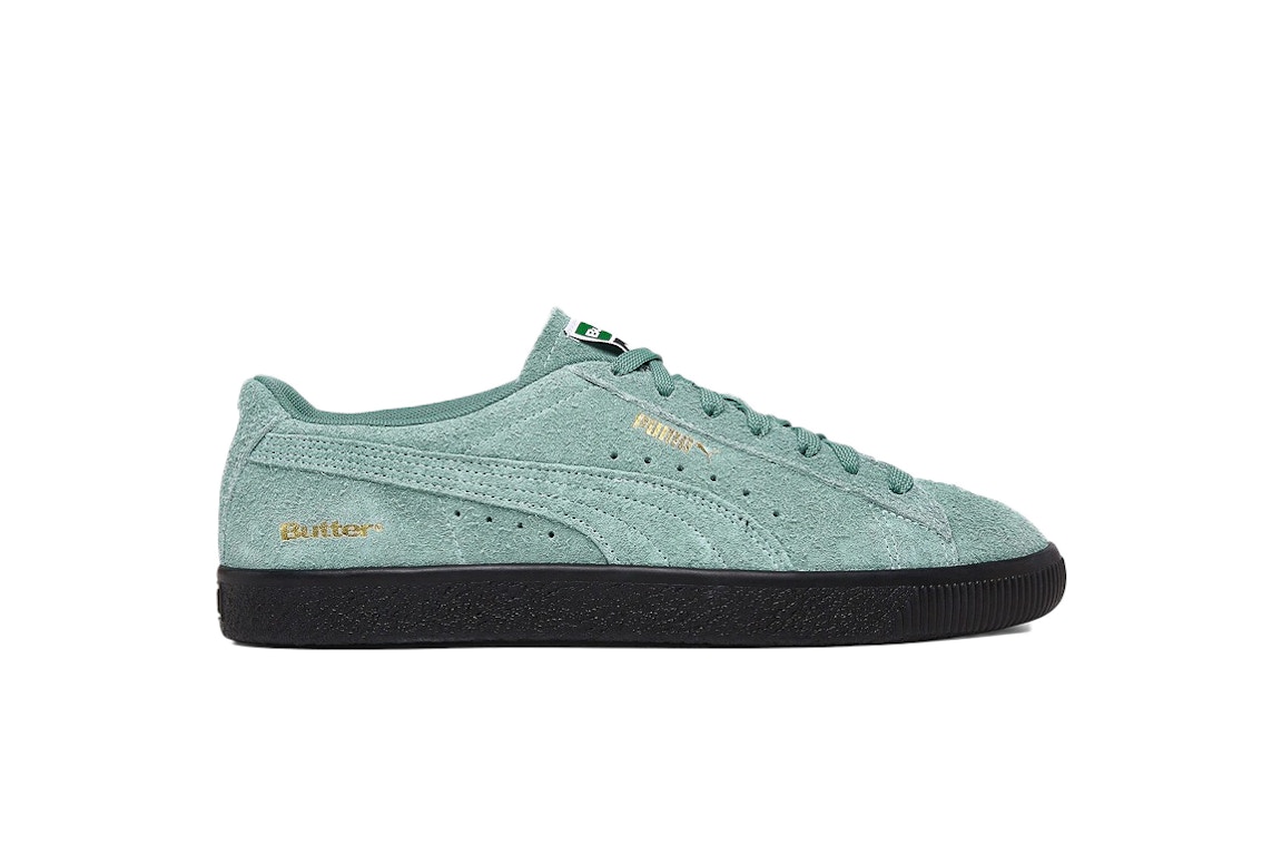 Click to view more detailed imagery on our partner's website Pre-owned Puma Suede Vintage Butter Goods Mineral Blue In Mineral Blue/ Black