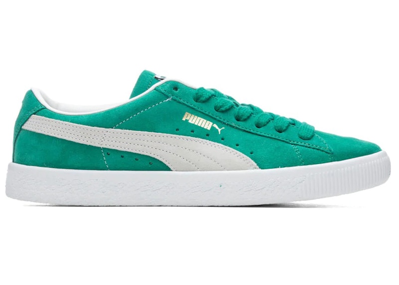 Green suede pumas on sale men's