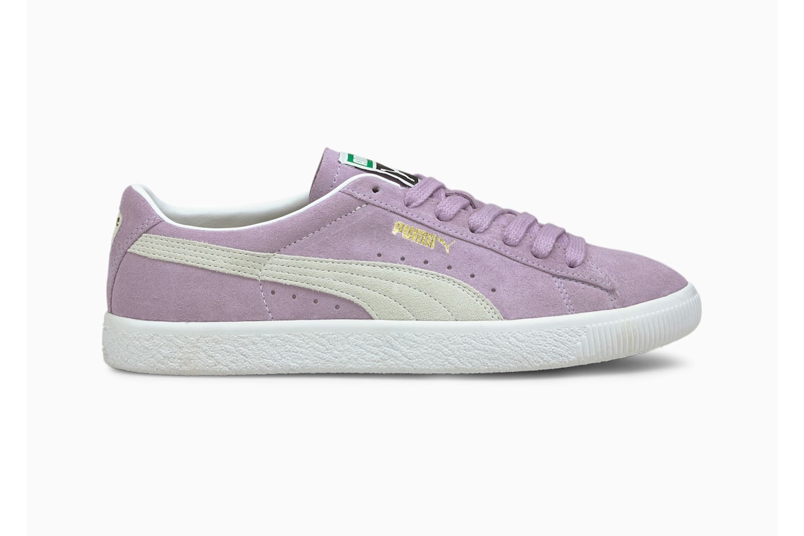 Click to view more detailed imagery on our partner's website Pre-owned Puma Suede Vintage Light Lavender In Light Lavender/ White