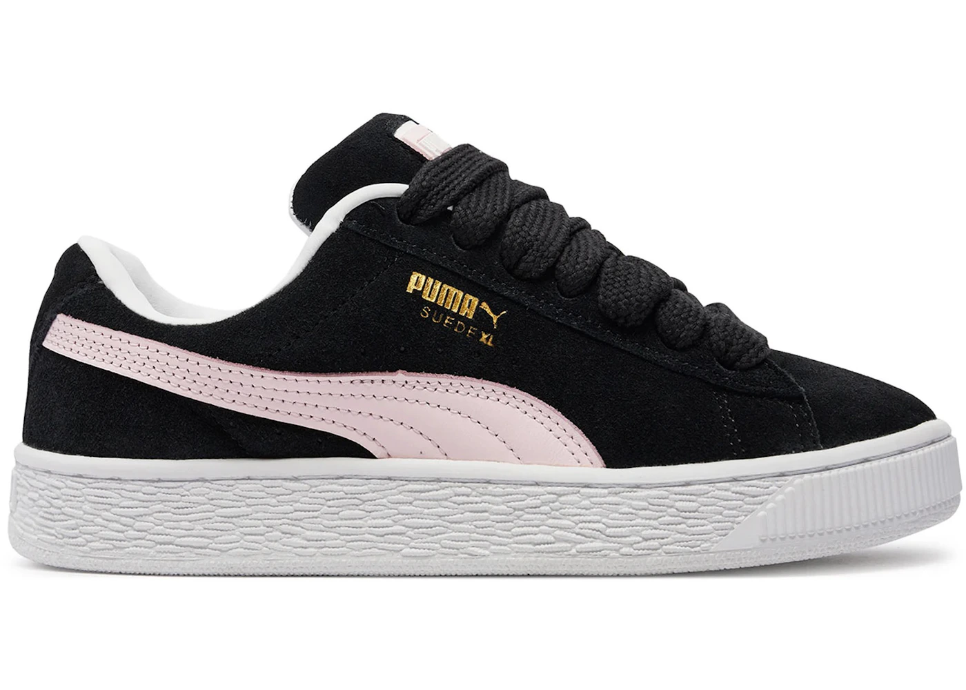 Puma Suede XL Black Whisp of Pink Men's 395205-04 US