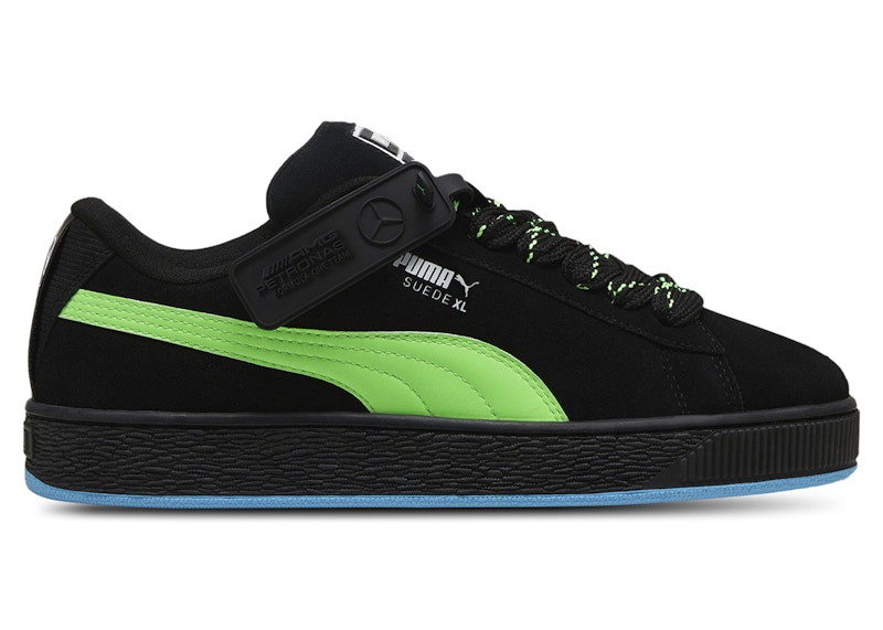 スニーカー PUMA Suede XL MAPF1 Neon Puma Suede XL Mercedes AMG MAPF1 Neon Men's - 308582-01 - US