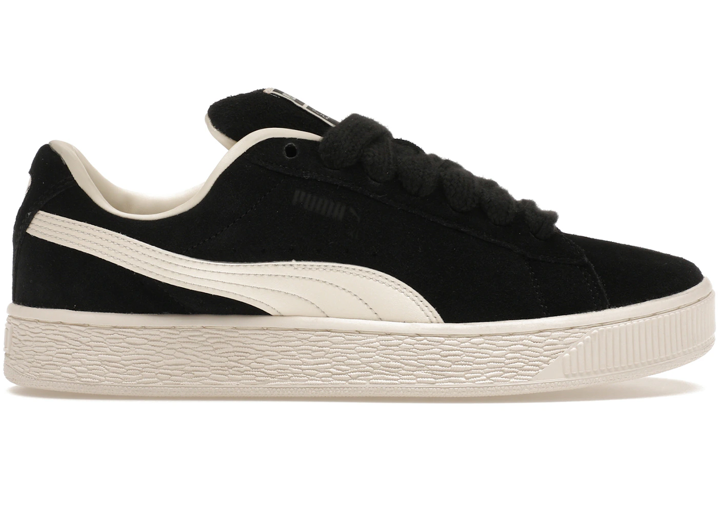 Puma Suede XL Pleasures Black Frosted Ivory Men's 396057-01 US