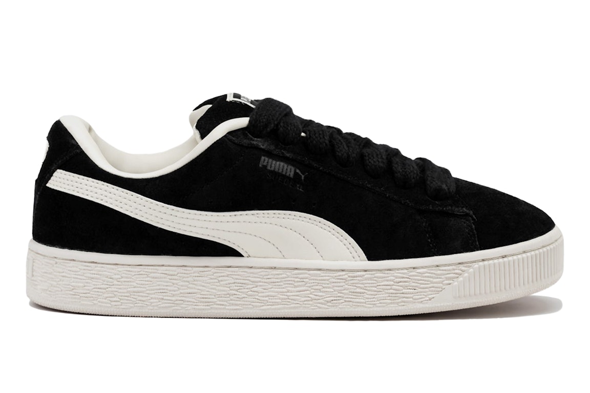 Pre-owned Puma Suede Xl Pleasures Black Frosted Ivory In Black/frosted Ivory