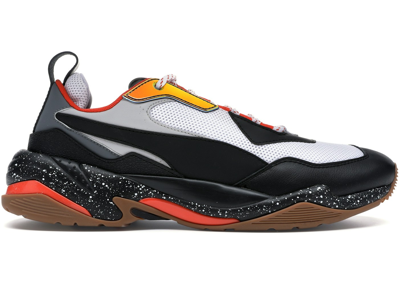 Puma Thunder Electric Black White Orange 01 Puma Thunder Electric Black White Orange 01