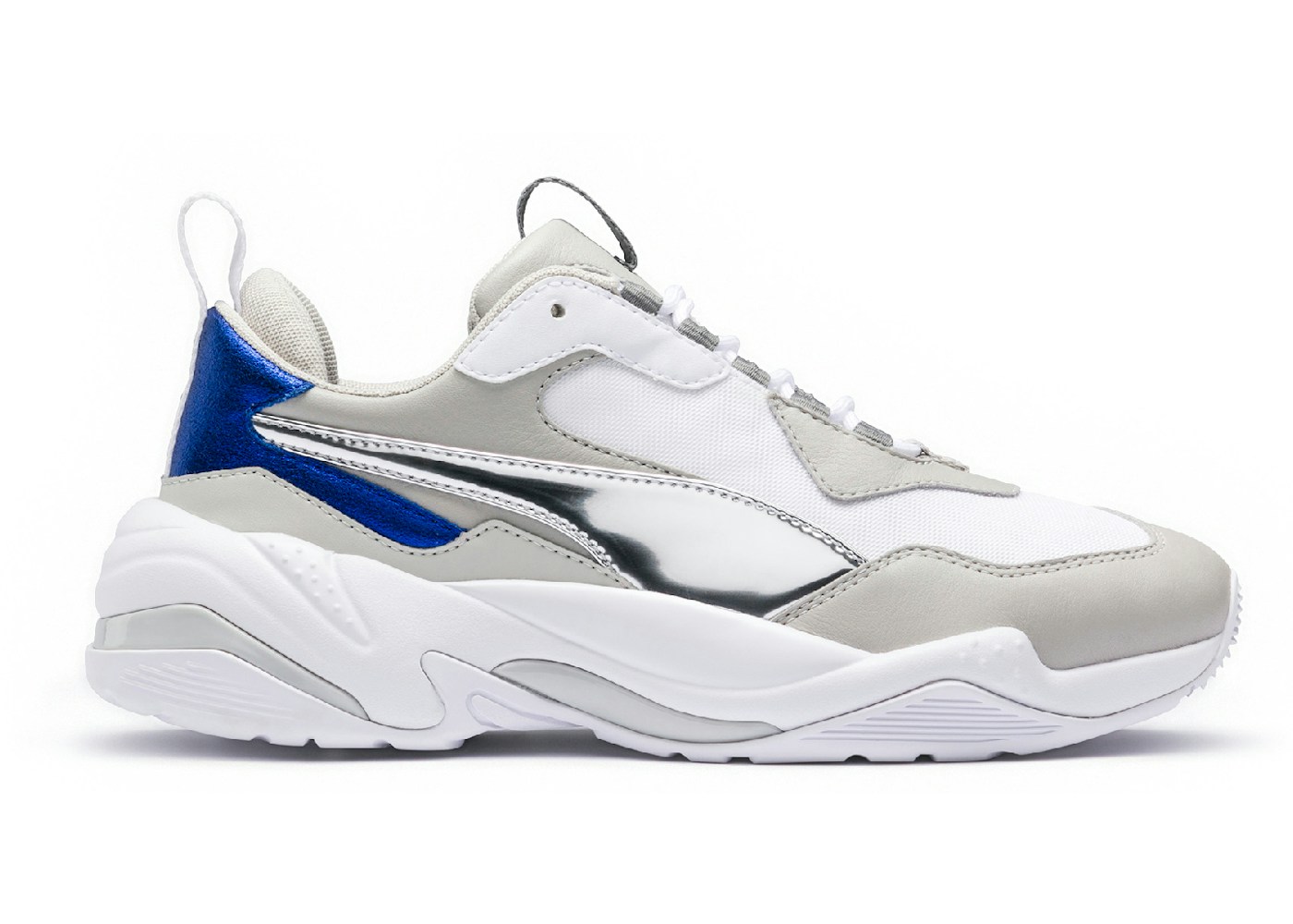 Puma Thunder Electric White Blue Sliver W 02 Puma Thunder Electric White Blue Sliver W 02
