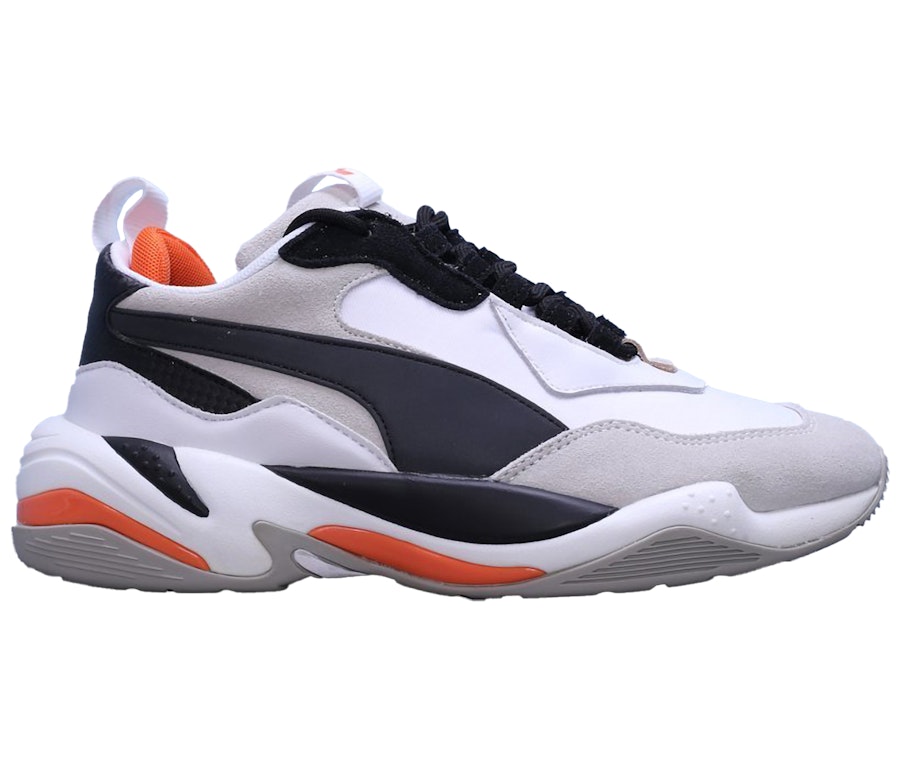 Pre-owned Puma Thunder Sneakerness Astroness In White/black-orange