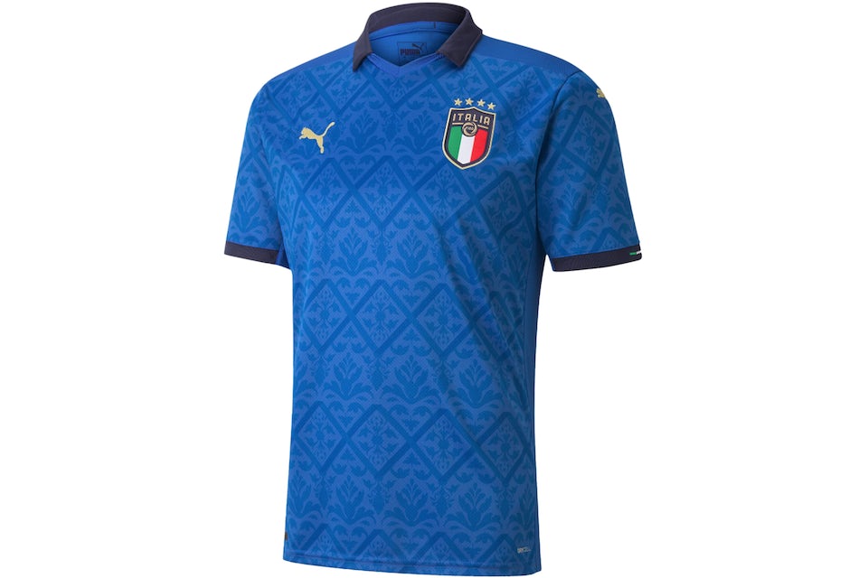 Puma UEFA Euro 2020 Italy Home Replica Mens Jersey Team Power Blue Peacoat  Men\'s - US