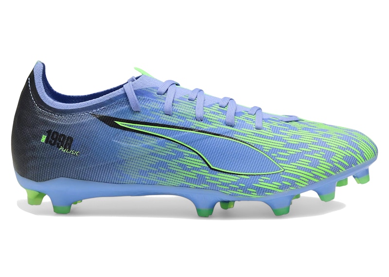 Pre-owned Puma Men's Ultra 5 Ultimate Fg/ag Chasing The Dream Pack Sneakers In Green/purple