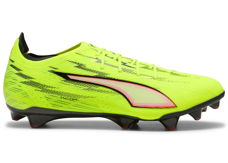 Puma Ultra 6 Carbon FG Yellow Alert Black Glowing Red Lime Squeeze
