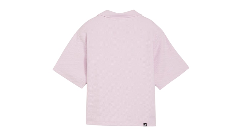 Puma Women's Her Short Sleeve Polo Shirt Grape Mist