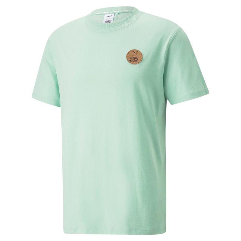 mist green puma shirt