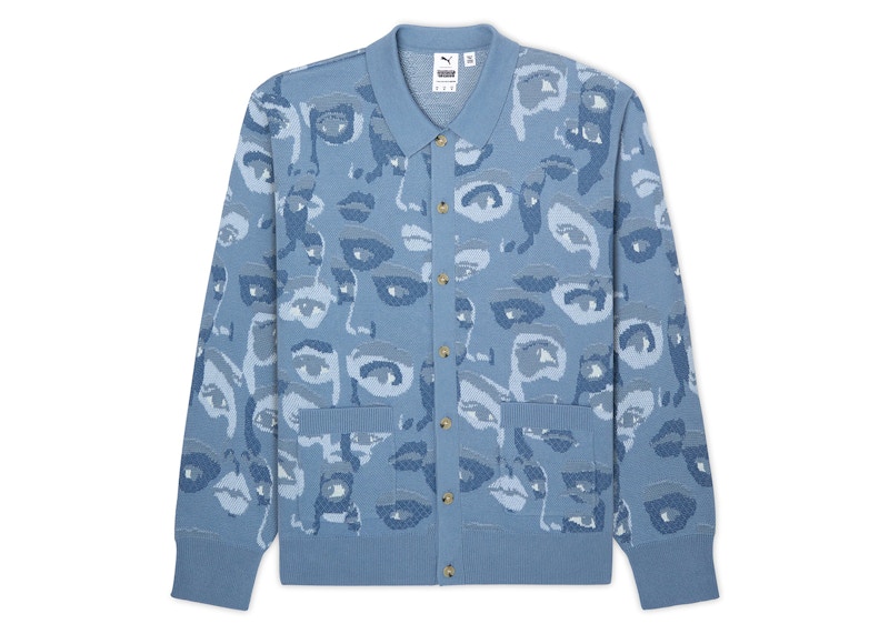 Puma x Kidsuper Cardigan Zen Blue Men's - SS24 - GB