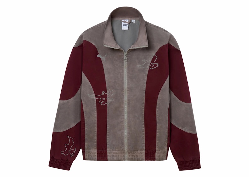 Puma x Kidsuper Dyed Track Jacket Aubergine Men's - SS24 - US