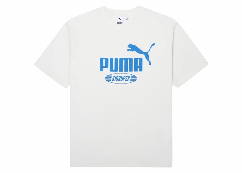Pre-owned Puma Men's  X Kidsuper King Graphic Tee Shirt In White