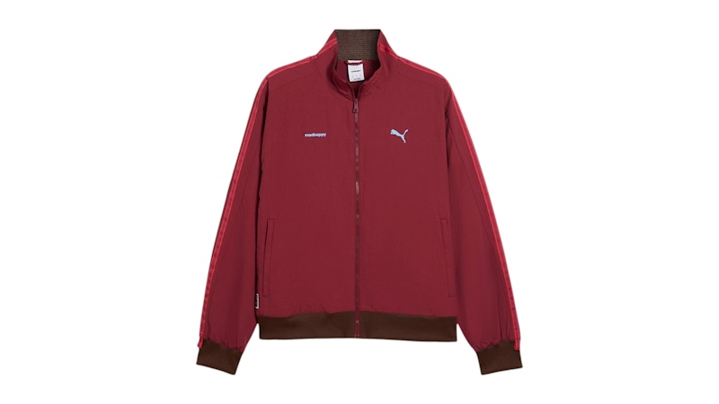 PUMA サッカー応援ジャージ Mサイズ レッド　ロアッソ　リュウガ Puma x Madhappy Woven Full Zip Track Jacket Team Regal Red Men's