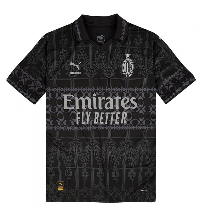 Maglia Puma x Pleasures AC Milan Versione Scura 2023/24 (Versione