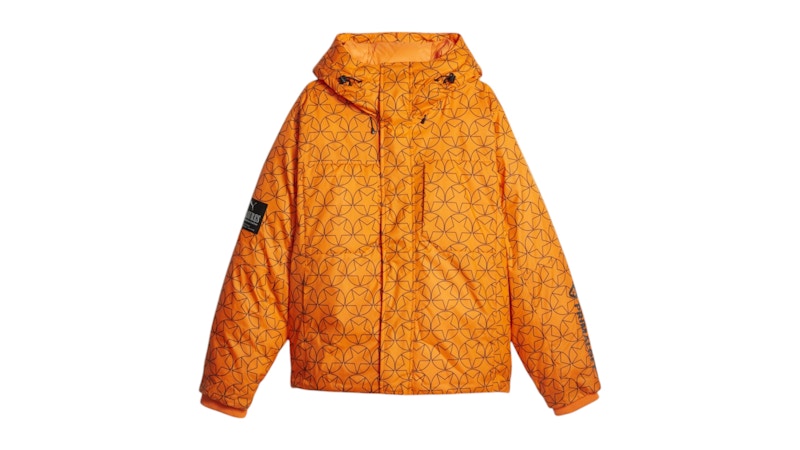 Puma x Pleasures Puffer Full Zip Jacket Orange Glo