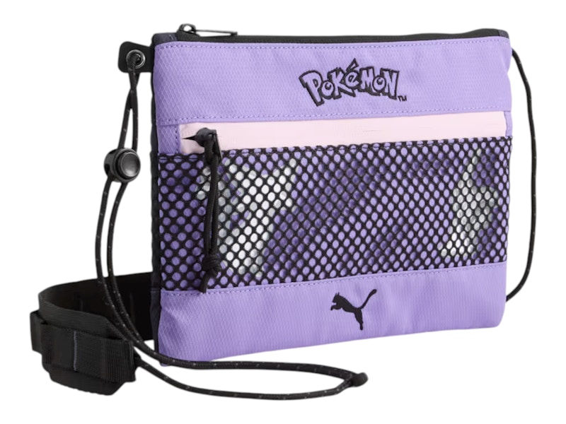 Puma x Pokemon Kids' 0.5L Crossbody Bag Strong Gray/Lavender Alert