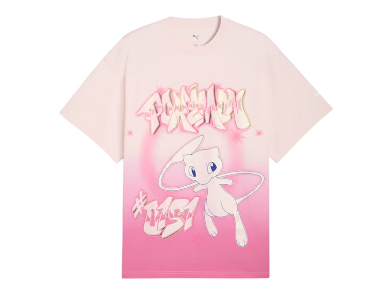 Puma x Pokemon Oversized Tee Jasmine Flower/Posie Pink