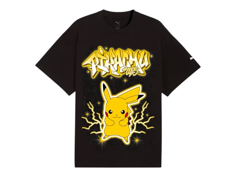 Puma x Pokemon Oversized Tee Puma Black Men's - SS26 - GB
